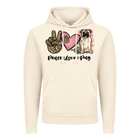 Vintage Artic peace love pug Vintage Hoodie - JahusDesignShop