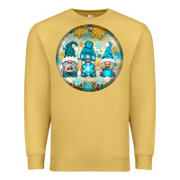 Antique Gold Winter Gnomies Ornament Premium Sweatshirt - BundleAndBundleShop