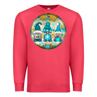 Cardinal Winter Gnomies Ornament Premium Sweatshirt - BundleAndBundleShop