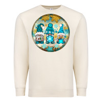 Sandshell Winter Gnomies Ornament Premium Sweatshirt - BundleAndBundleShop