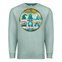 Seafoam Winter Gnomies Ornament Premium Sweatshirt - BundleAndBundleShop