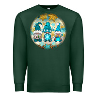 Sports Green Winter Gnomies Ornament Premium Sweatshirt - BundleAndBundleShop
