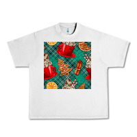Lunar Rock christmas hot chocolate and cookie seamless pattern Urban Heavy Tee - BundleAndBundleShop