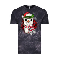 Cloud Black Christmas snowman coffee Vintage Tee - JahusDesignShop