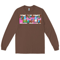 Chestnut Western Easter Day Gnomes With Eggs Long Sleeve Tee - Artiststas