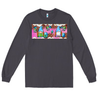 Smoke Western Easter Day Gnomes With Eggs Long Sleeve Tee - Artiststas