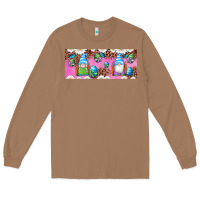 Toasted Coconut Western Easter Day Gnomes With Eggs Long Sleeve Tee - Artiststas