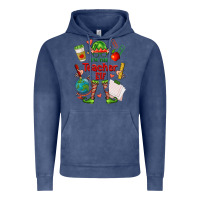 Vintage Denim im the teacher elf Vintage Hoodie - FaDigitalArtStudio
