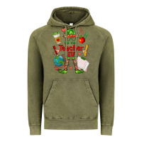 Vintage Olive im the teacher elf Vintage Hoodie - FaDigitalArtStudio