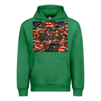 Emerald American flag leopard tumbler Urban Hoodie - HowdyJamesFarm