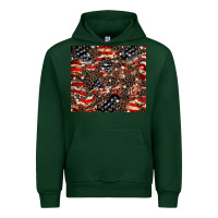Forest Green American flag leopard tumbler Urban Hoodie - HowdyJamesFarm
