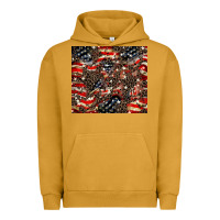 Pigment Peanut Butter American flag leopard tumbler Urban Hoodie - HowdyJamesFarm