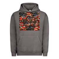 Pigment Tornado American flag leopard tumbler Urban Hoodie - HowdyJamesFarm