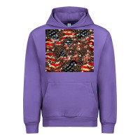 Tulip American flag leopard tumbler Urban Hoodie - HowdyJamesFarm