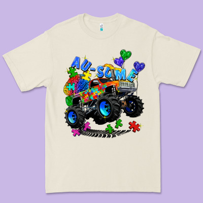 Monster Truck Au Some Premium Tee Designed By Zillion Design Studio
