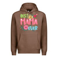 Chestnut best mama ever Premium Hoodie - JahusDesignShop