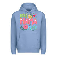 Colony Blue best mama ever Premium Hoodie - JahusDesignShop