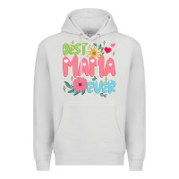 Dove Grey best mama ever Premium Hoodie - JahusDesignShop