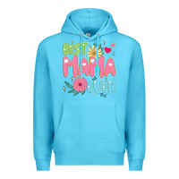 Ocean Blue best mama ever Premium Hoodie - JahusDesignShop