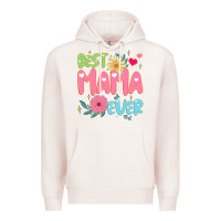 Pale Pink best mama ever Premium Hoodie - JahusDesignShop