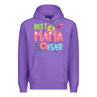 Purple best mama ever Premium Hoodie - JahusDesignShop