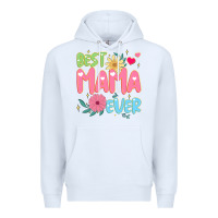 White best mama ever Premium Hoodie - JahusDesignShop