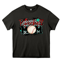 Asphalt baseball mom Heavy Core Tee - MaliasSmallBusiness