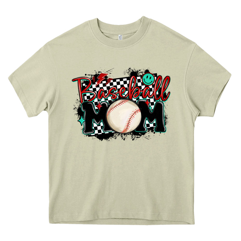 Baseball Mom Heavy Core Tee by MaliasSmallBusiness | Teevron