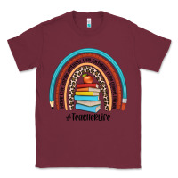 Burgundy #teacherlife Classic Tee - JahusDesignShop