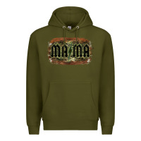 Army Green Camouflage Patterned Mama Tried Premium Hoodie - Bettercallsaul