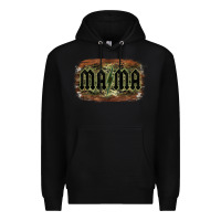Black Camouflage Patterned Mama Tried Premium Hoodie - Bettercallsaul