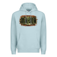 Blue Mist Camouflage Patterned Mama Tried Premium Hoodie - Bettercallsaul