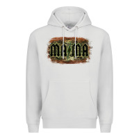 Dove Grey Camouflage Patterned Mama Tried Premium Hoodie - Bettercallsaul