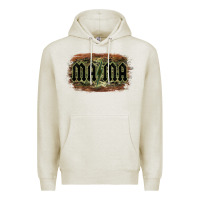 Oatmeal Heather Camouflage Patterned Mama Tried Premium Hoodie - Bettercallsaul