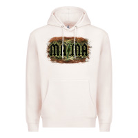 Pale Pink Camouflage Patterned Mama Tried Premium Hoodie - Bettercallsaul