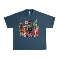 Midnight Navy christmas oh snap Urban Heavy Tee - AdoDesignShop