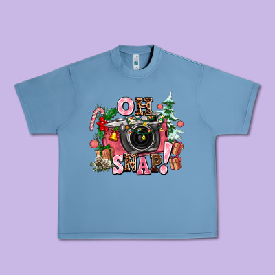 Christmas Oh Snap Urban Heavy Tee Designed By Adodesignshop