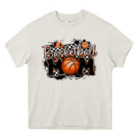 Cream basketball mom Heavy Core Tee - MaliasSmallBusiness
