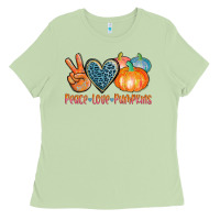 Matcha peace love pumpkins Ladies Tee - AdoDesignShop