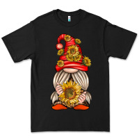 Black western gnome with sunflowers Premium Tee - texasbilliewilder