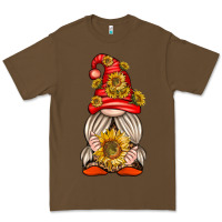 Cacao western gnome with sunflowers Premium Tee - texasbilliewilder