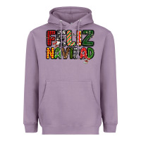 Lavender feliz navidad Heavyweight Hoodie - MaliasSmallBusiness