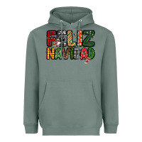 Sage feliz navidad Heavyweight Hoodie - MaliasSmallBusiness