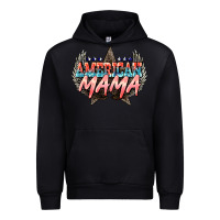 Black American mama 4th of july Urban Hoodie - HowdyJamesFarm