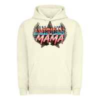 Pigment Pistachio American mama 4th of july Urban Hoodie - HowdyJamesFarm