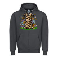 Smoke western floral bunny Zipper Hoodie - MaliasSmallBusiness