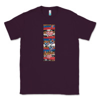 Plum usa flag and western patterns  penwraps 1 Classic Tee - Artiststas