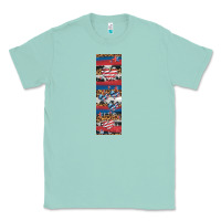Seafoam usa flag and western patterns  penwraps 1 Classic Tee - Artiststas
