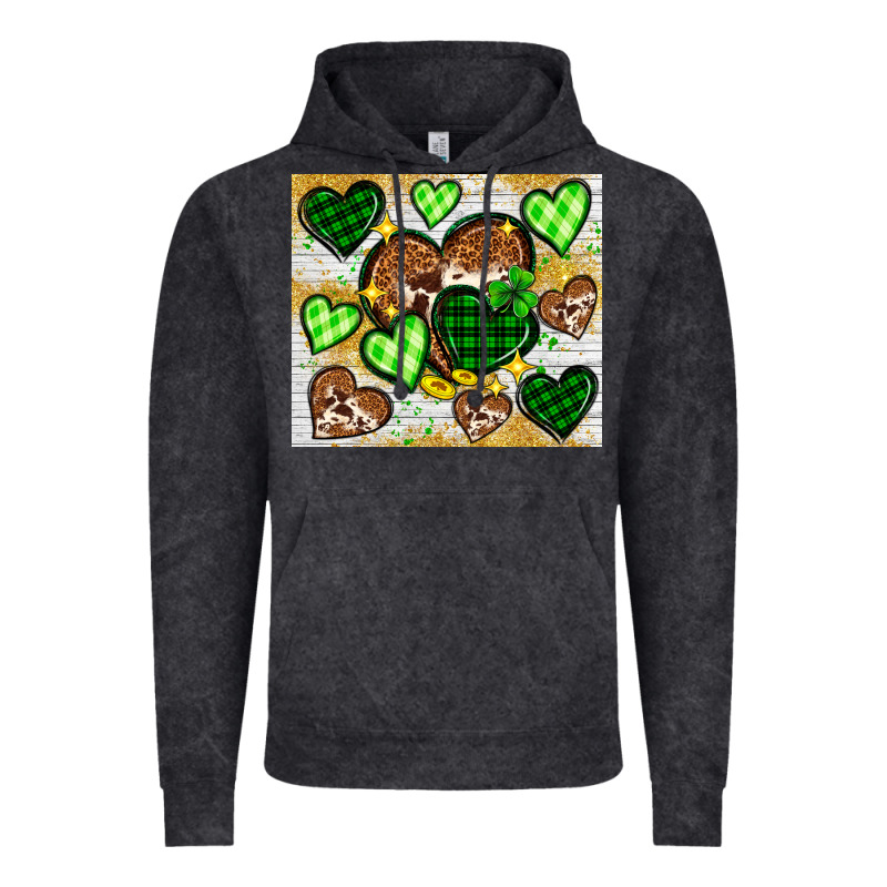 St. Patrick's Day Hearts Tumbler Vintage Hoodie by Neo Western | Teevron