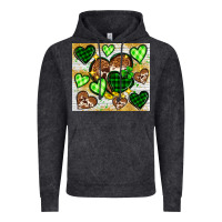 Vintage Black St. Patrick's Day hearts tumbler Vintage Hoodie - Neo Western